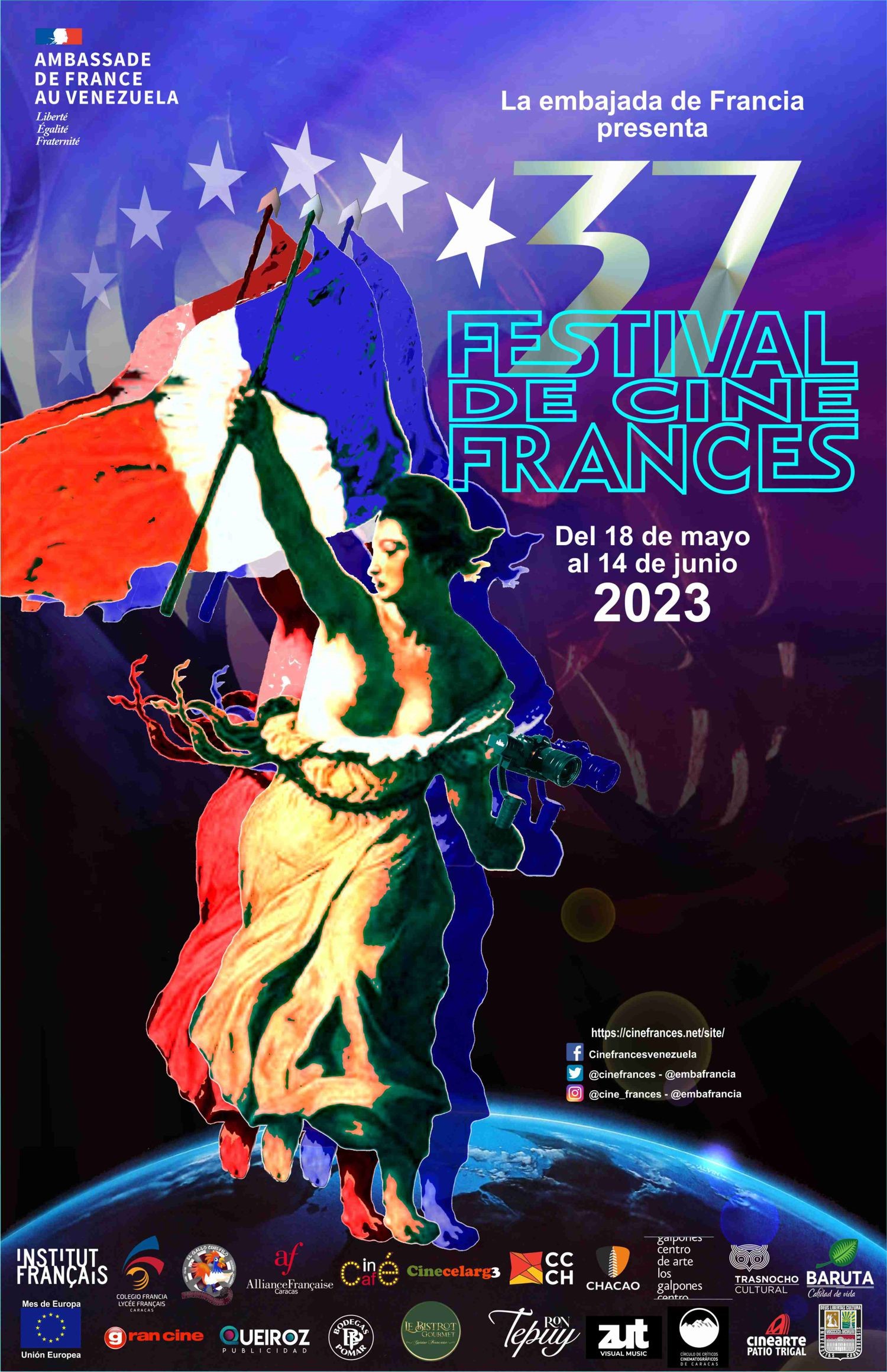 17 MAYO 2023 - NP Adjani De Villa - 37 Festival de Cine Frances - Afiche_FCF2023 1